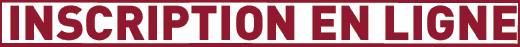 Inscription en ligne